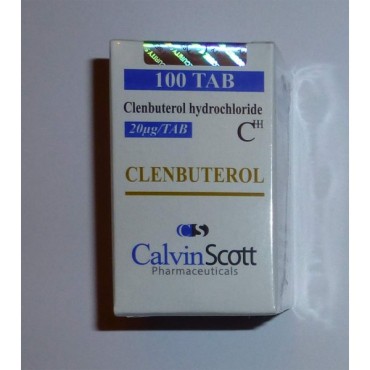 Clenbuterol, Calvin Scott 100 tabs [20mcg/1tab]